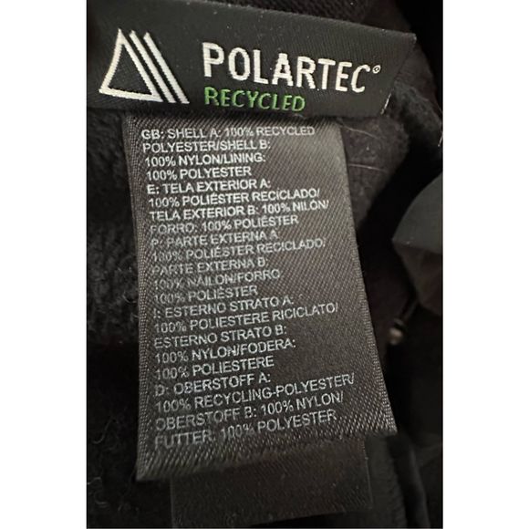 The North Face Men’s Black Full Zip Hooded Denali Fleece Jacket Size Large - Picture 5 of 7